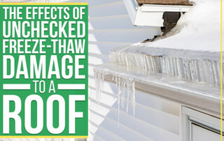 The Effects Of Unchecked Freeze-Thaw Damage To A Roof